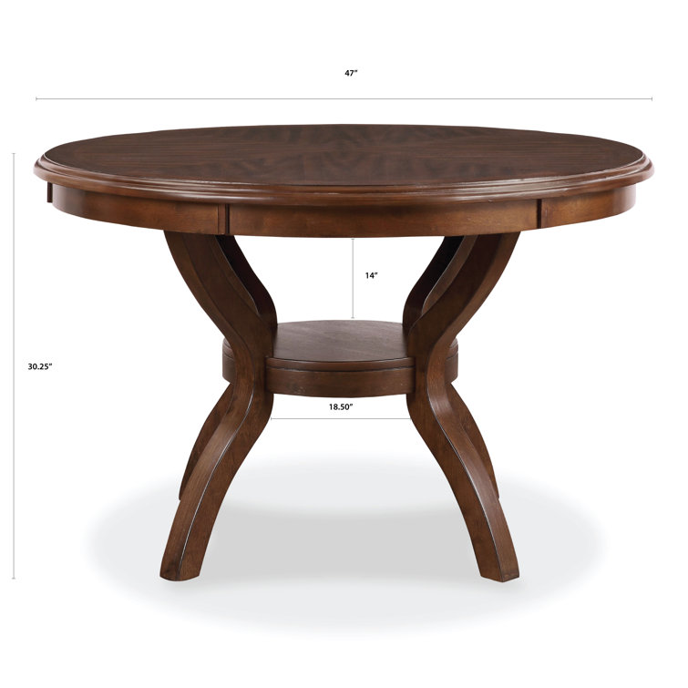 Turgeon 4 - Person Solid Wood Top Four Leg Dining Set