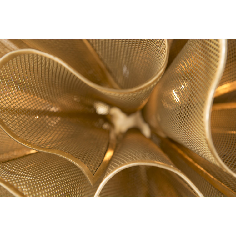 Gold Leaf 20-Light Crystal Chandelier