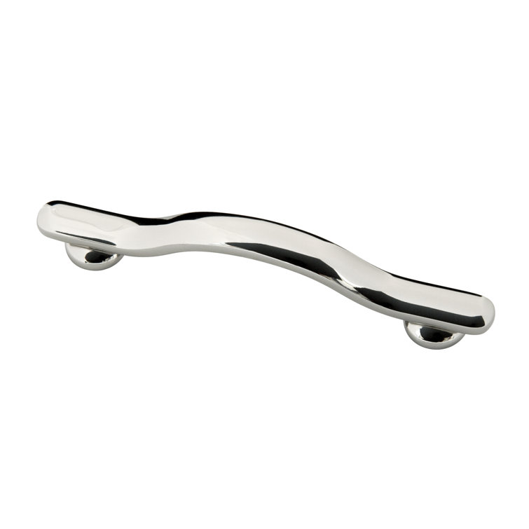 Jackson 5-Inch Polished Nickel Arch Bar with Mounting Hardware