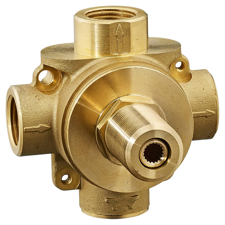 American Standard Brass 3-Way Diverter Rough-In Valve