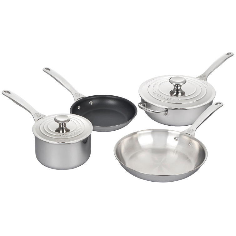 Stainless Steel and Non-stick 6-Piece Cookware Set