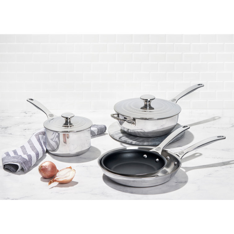 Stainless Steel and Non-stick 6-Piece Cookware Set