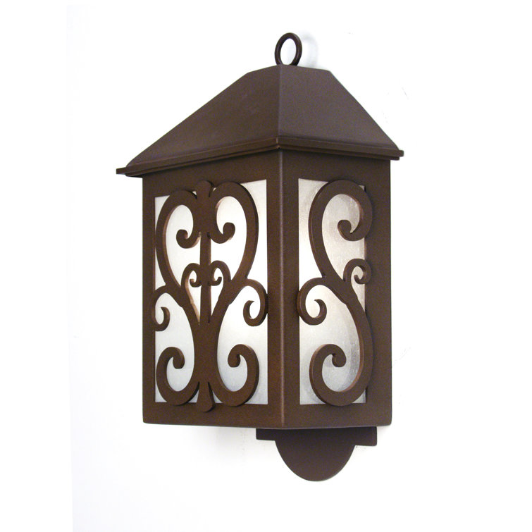 Rusty Nail Brown Direct Wired Electric Sconce