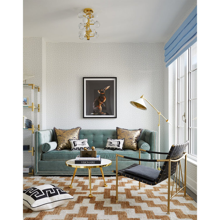 Adjustable White Brass Edison Task Floor Lamp