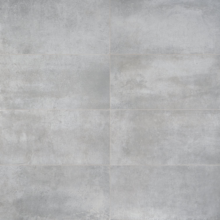 Slate Matte Porcelain 12x24 Rectified Floor and Wall Tile