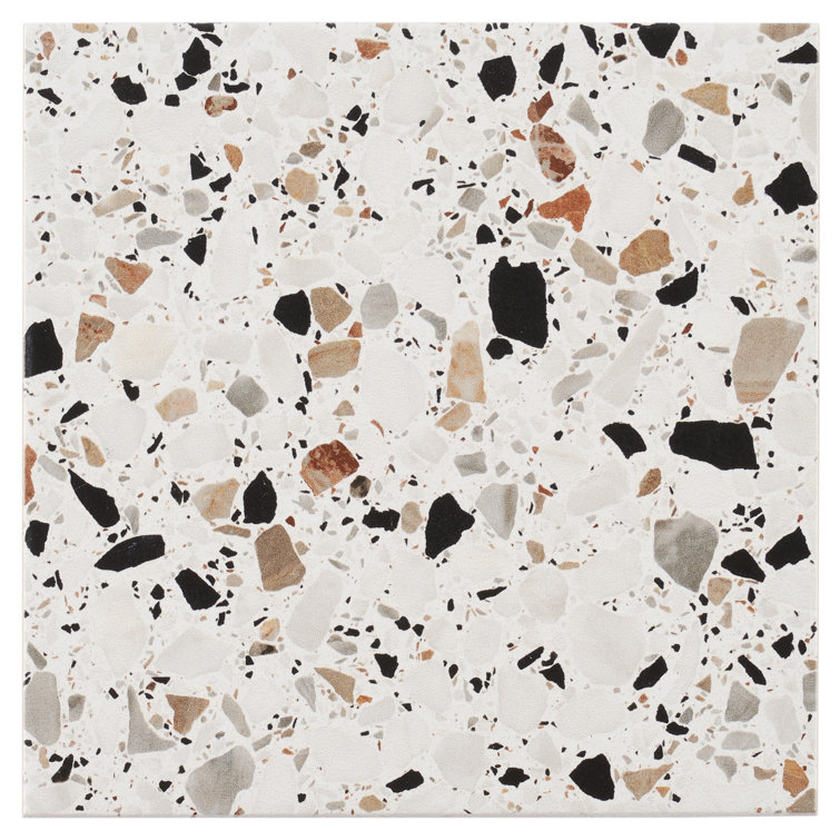 Grain Light Gray 8x8 Matte Porcelain Floor and Wall Tile
