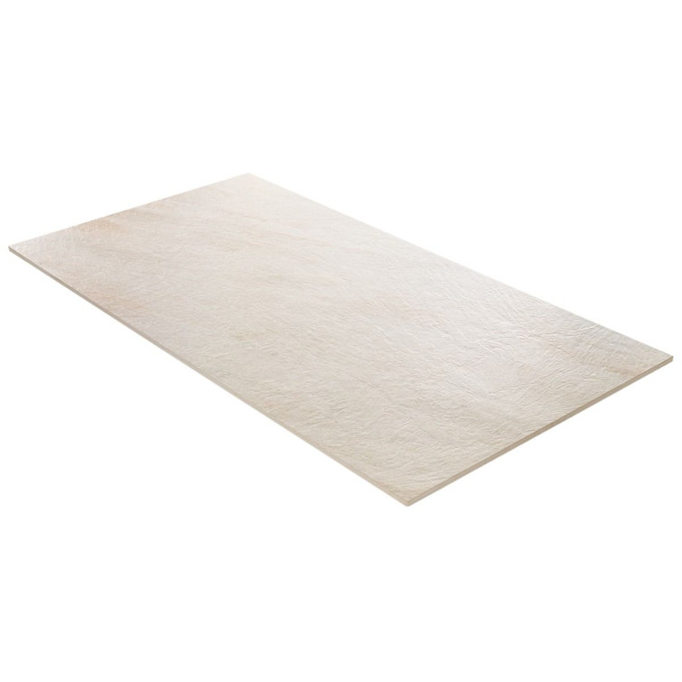 SkyTech 24" x 48" Beige Matte Porcelain Stone Look Tile