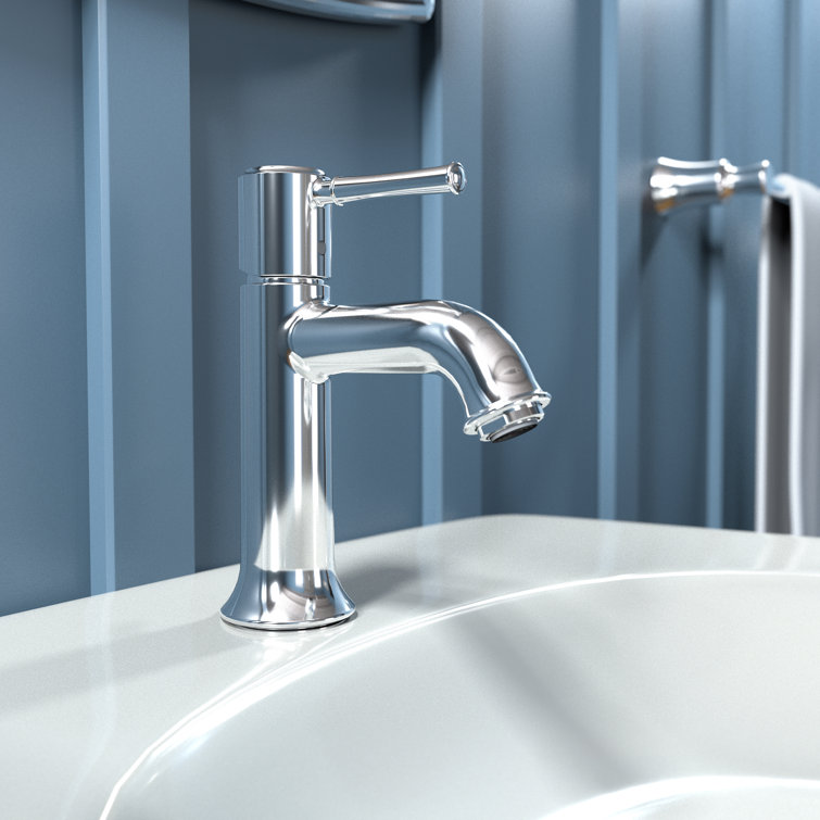 Talis C Modern Chrome Single-Hole Bathroom Faucet with Low-Arc Spout