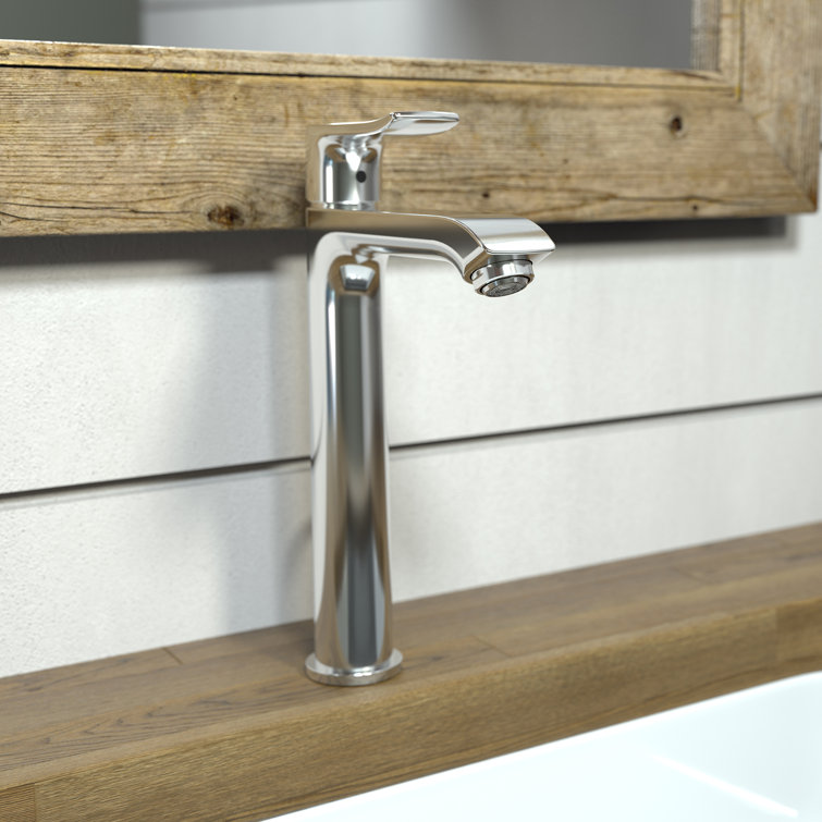 Sleek European Chrome Single Hole Vessel Sink Faucet