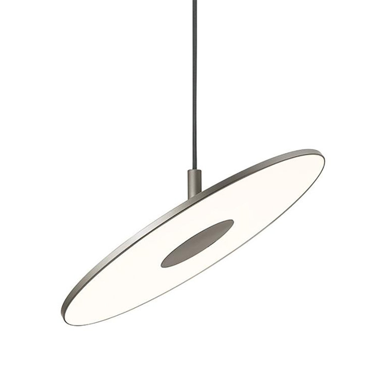 Circa Graphite 120'' Aluminum LED Pendant Light with USB Port