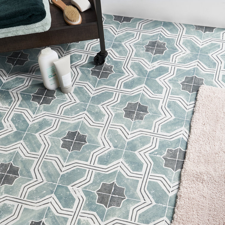 Patras 8x8 Multicolor Matte Porcelain Floor and Wall Tile