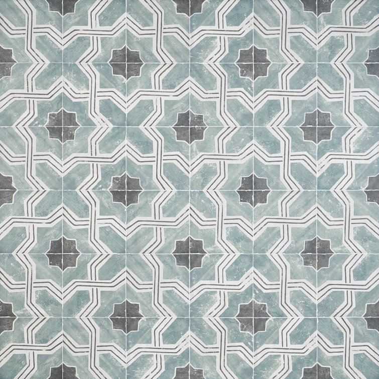 Patras 8x8 Multicolor Matte Porcelain Floor and Wall Tile