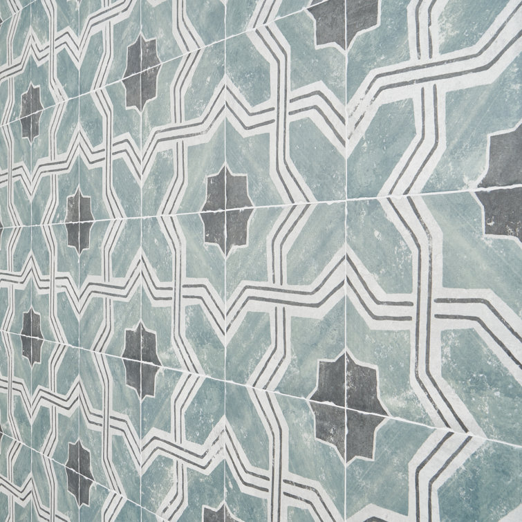 Patras 8x8 Multicolor Matte Porcelain Floor and Wall Tile