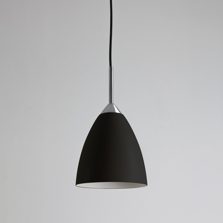 Black Polished Metal Mini LED Pendant Light