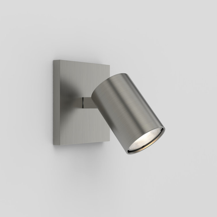 Matt Nickel Adjustable LED Indoor Spotlight