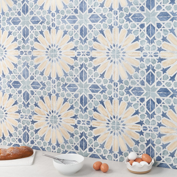 Patras 8x8 Multicolor Matte Porcelain Floor and Wall Tile