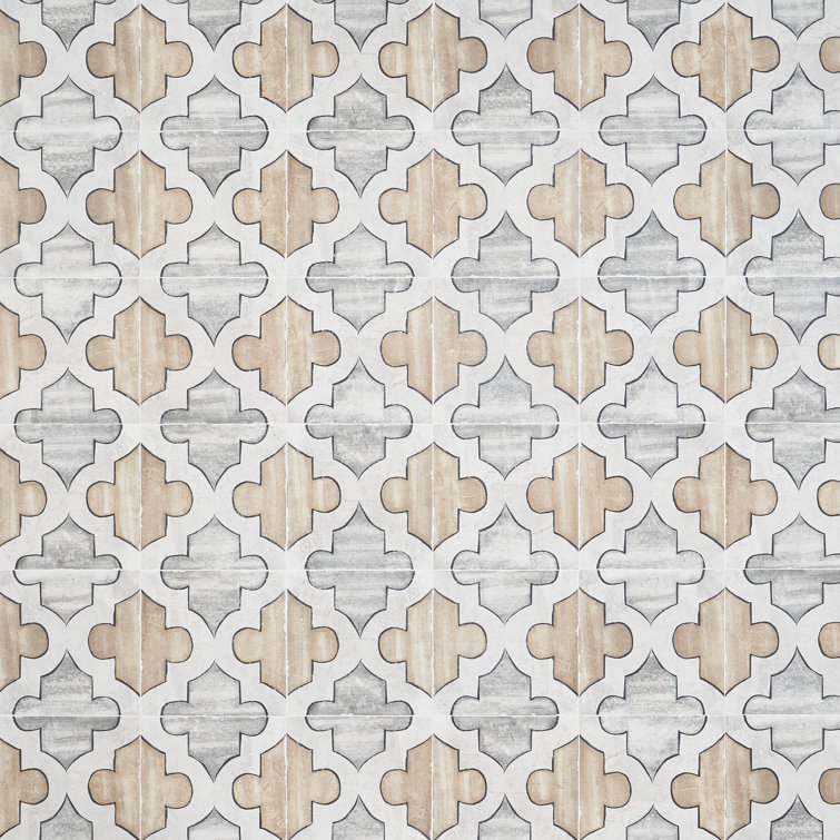 Patras 8x8 Multicolor Matte Porcelain Floor and Wall Tile