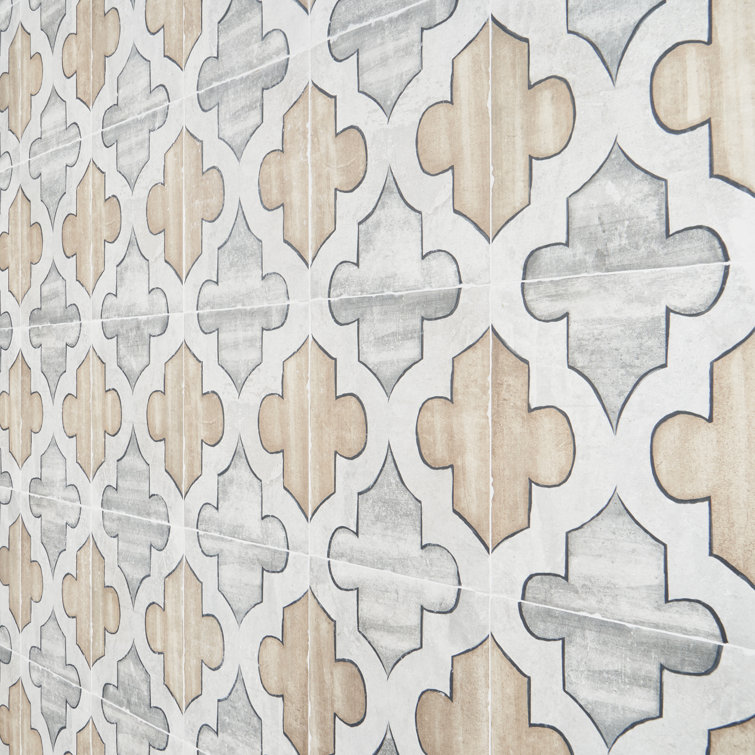 Patras 8x8 Multicolor Matte Porcelain Floor and Wall Tile