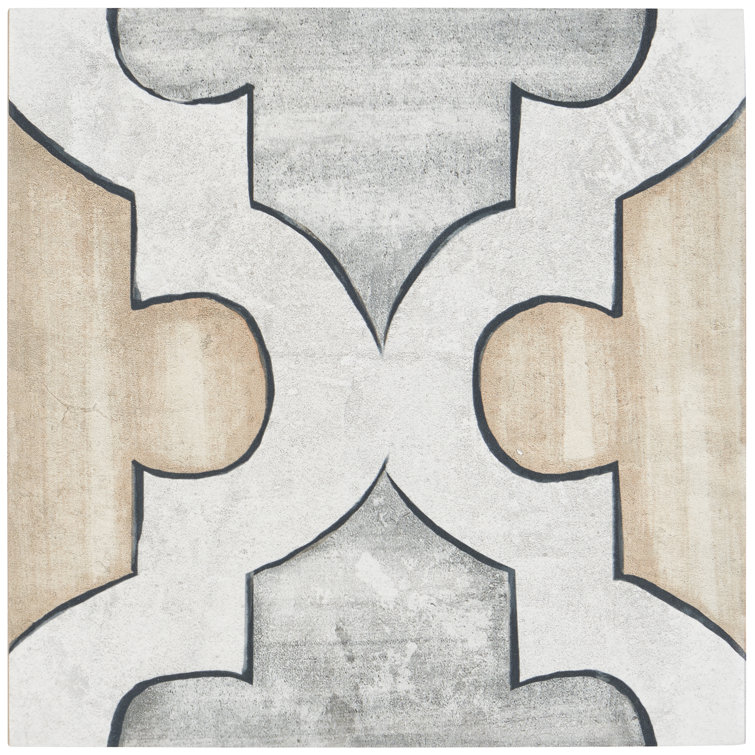 Patras 8x8 Multicolor Matte Porcelain Floor and Wall Tile