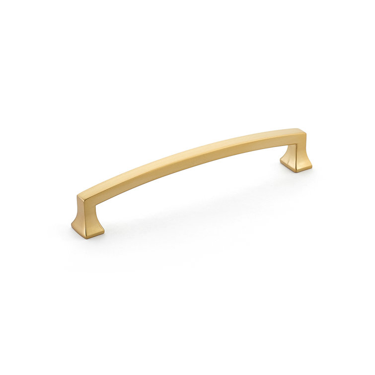 Signature Satin Brass 6" Arched Cabinet Pull