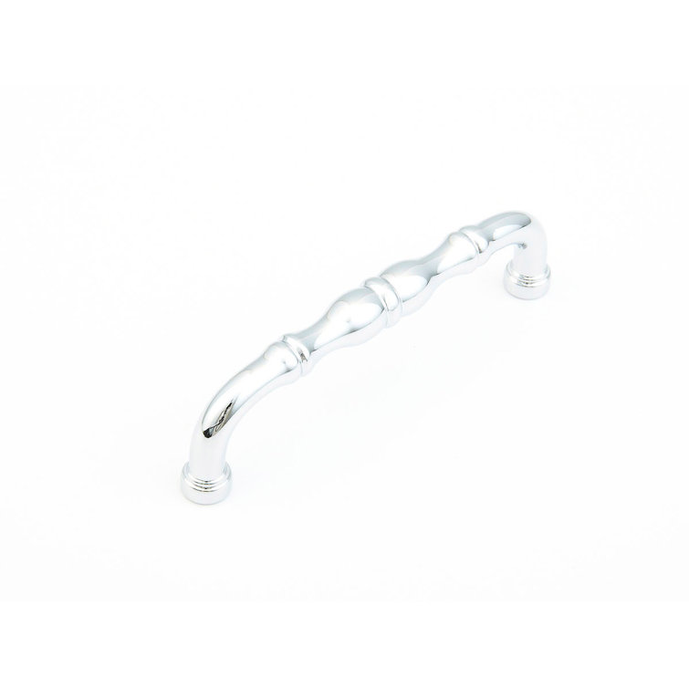 Polished Chrome Traditional Cabinet Pull with Mounting Hardware