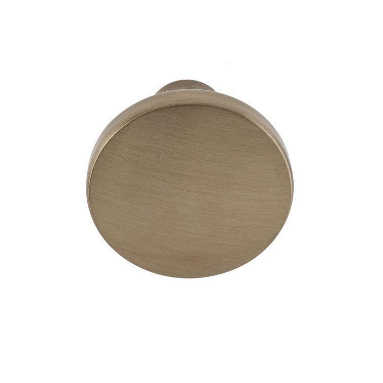 Satin Brass Round Knob Multipack with Mounting Hardware