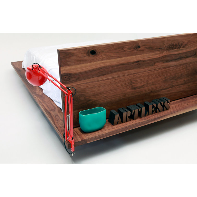 ARTLESS SQ Queen Platform Bed with Wood Frame