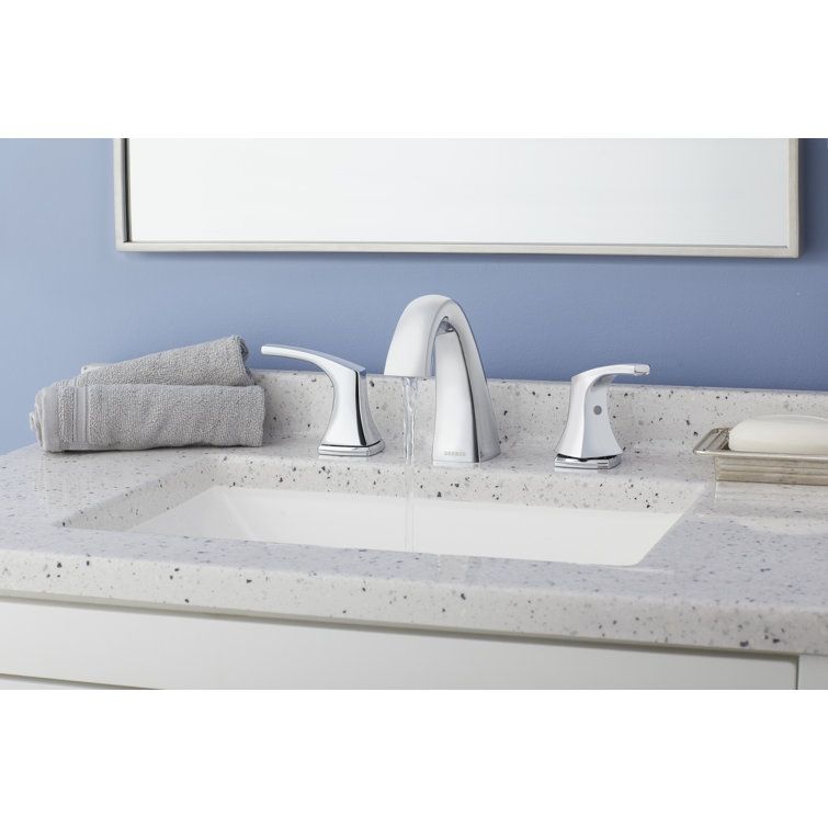 Vaughn Chrome Widespread Bathroom Faucet with Drain Assembly