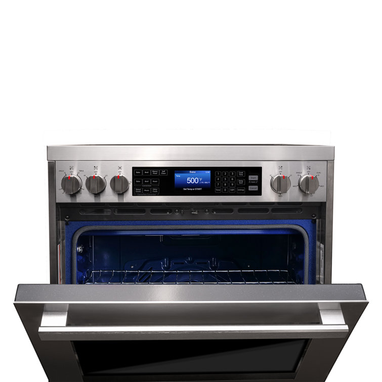 Cosmo 30" Stainless Steel Electric Range with Convection Oven