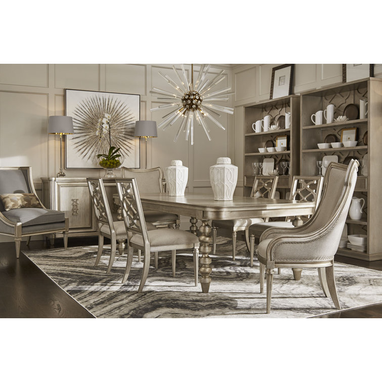 Beige Upholstered Cross Back Side Chair with Wood Frame