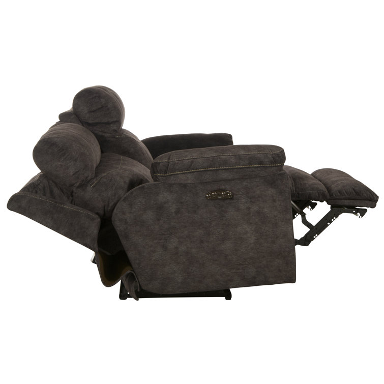 Sedona Smoke 90.5" Power Reclining Sofa with USB Cup Holder