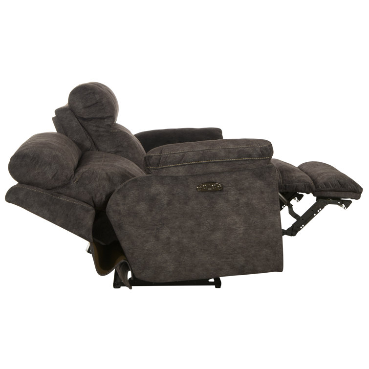 Sedona Smoke 90.5" Power Reclining Sofa with USB Cup Holder