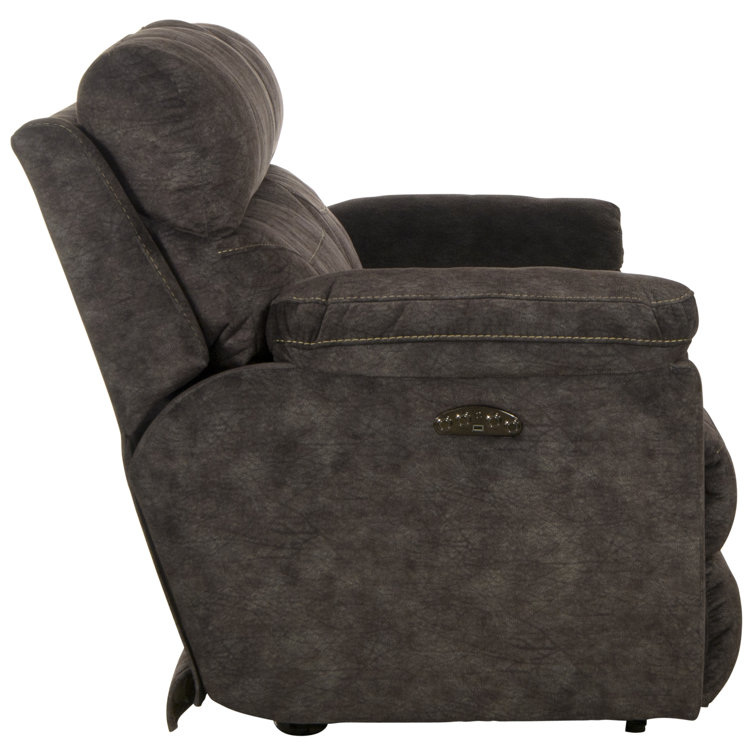 Sedona Smoke 90.5" Power Reclining Sofa with USB Cup Holder