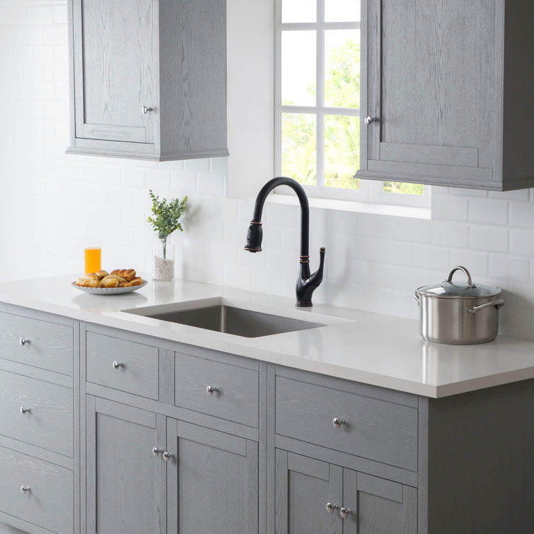 26'' Stainless Steel Undermount Single Bowl Kitchen Sink