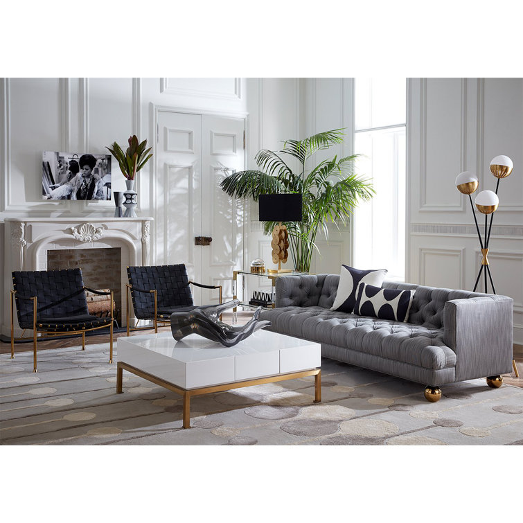 Caracas 3-Light Tripod Floor Lamp in Black and Brass