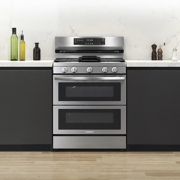 6.0 cu. ft. Stainless Steel Smart Freestanding Gas Range with Flex Duo and Air Fry