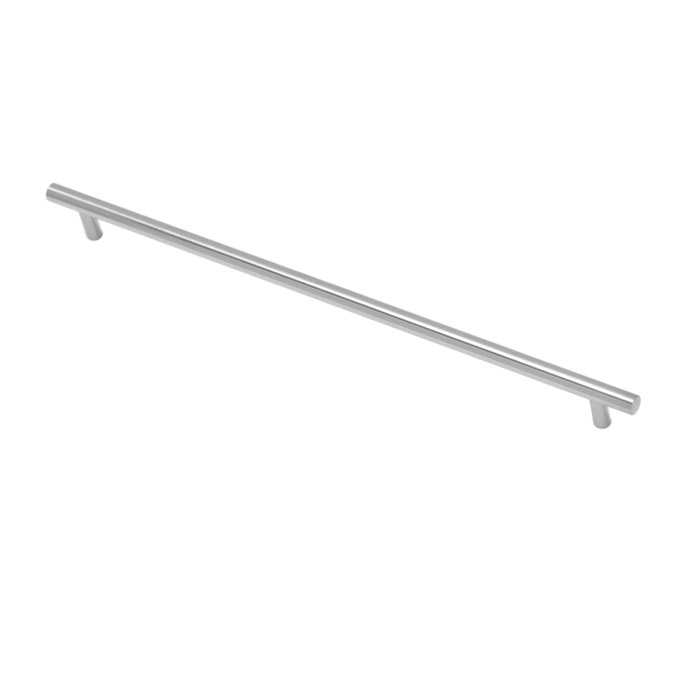 Architectural Satin Nickel 7" Cylindrical Bar Pull with Mounting Hardware