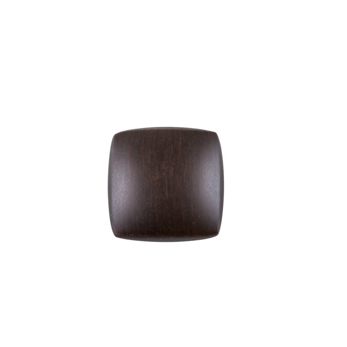Satin Copper Square Cabinet Knob with Mounting Hardware