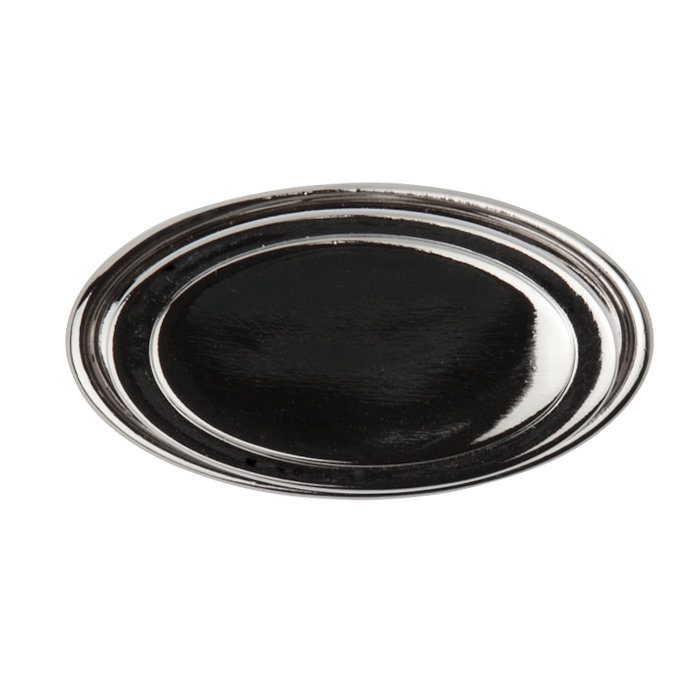 Oval Satin Nickel Modern Cabinet Knob with Mounting Hardware