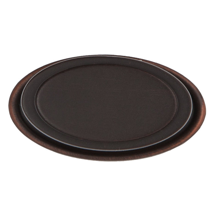 Oval Oil-Rubbed Bronze Modern Cabinet Knob with Mounting Hardware