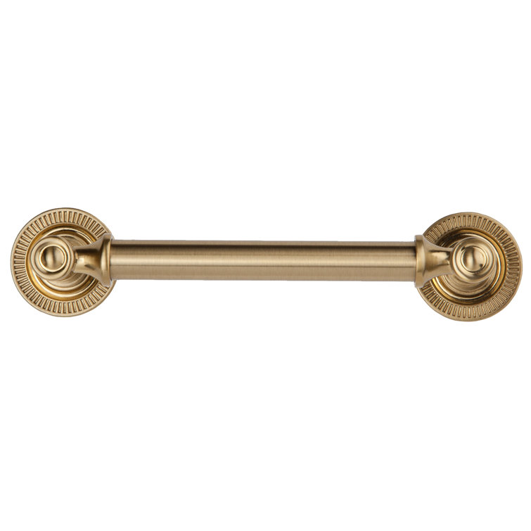 Minted Satin Brass 4" Center to Center Bar Pull