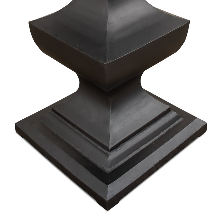 Haviland 40" Transitional Black Marble Round Dining Table