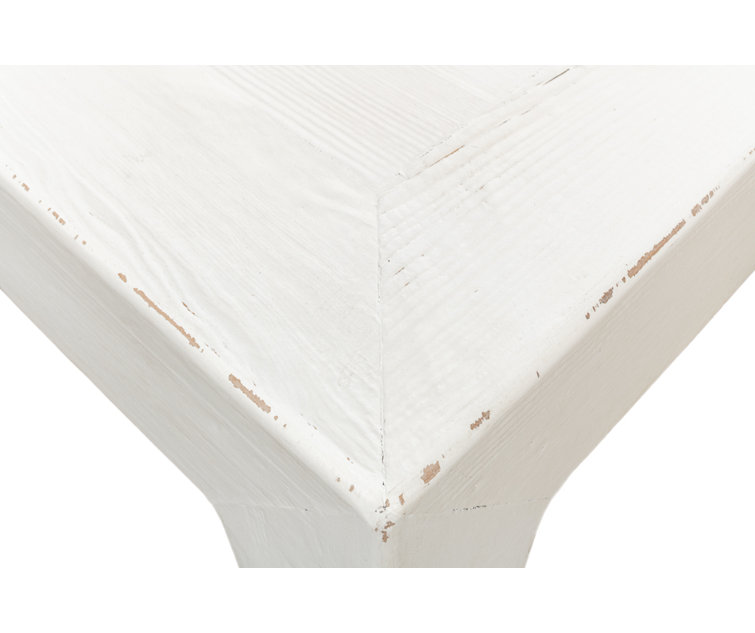 White Pine Chinese-Inspired Square Coffee Table
