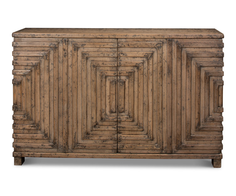 Saint Entrance 53'' Tan Solid Pine Wood Sideboard