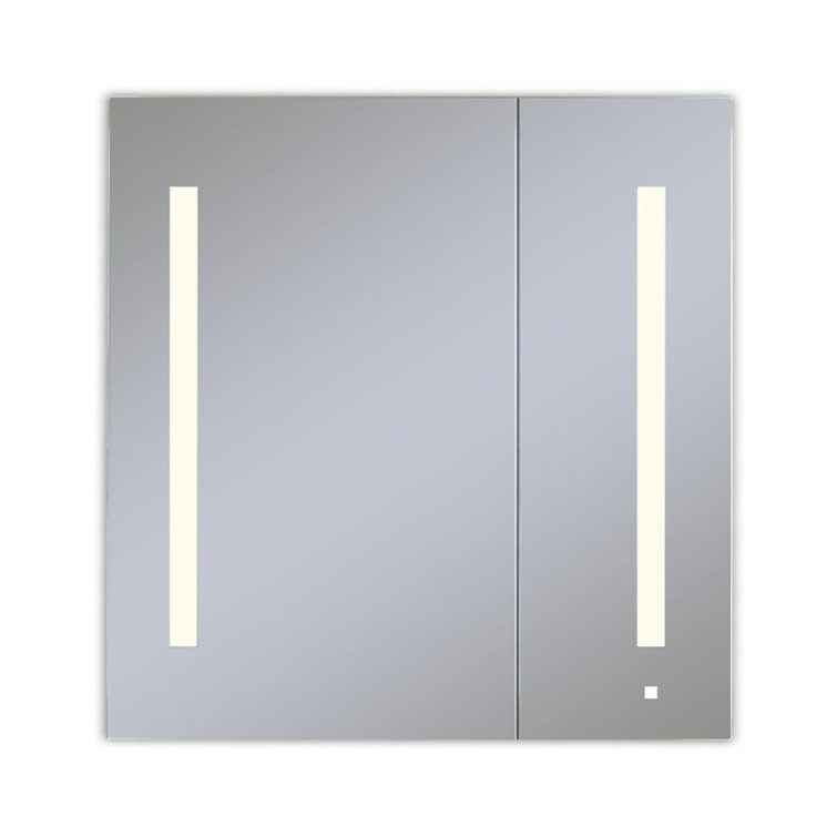 Warm White Frameless Bluetooth Medicine Cabinet with LED Lighting
