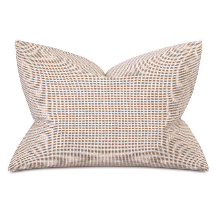 Terracotta Geometric Cotton Standard Pillow Sham