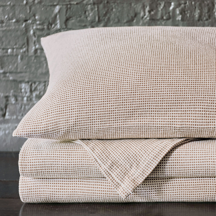 Terracotta Geometric Cotton Standard Pillow Sham