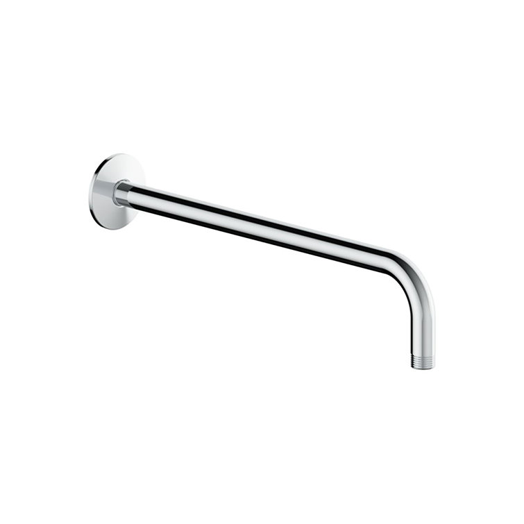 Polished Chrome 14.5-inch Steel Wall-Mounted Shower Arm