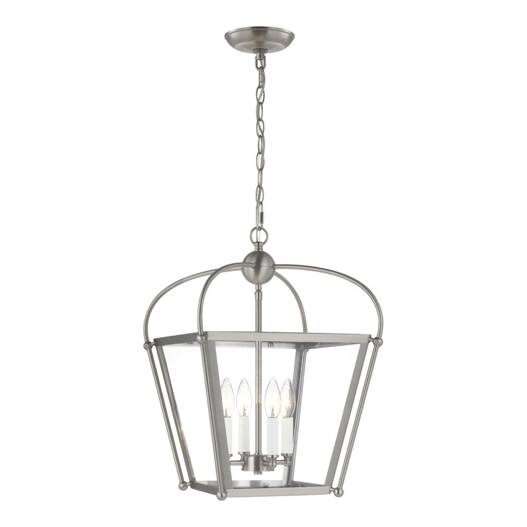 Midnight Black Glass 4-Light Indoor Pendant