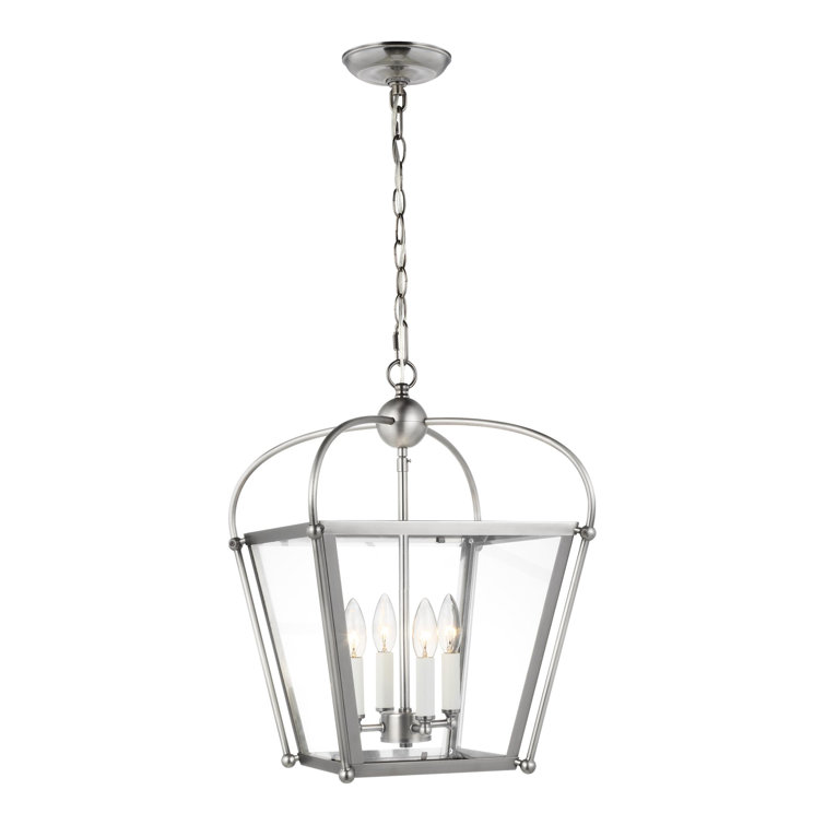 Midnight Black Glass 4-Light Indoor Pendant